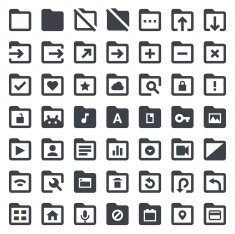 Folders icons set 1