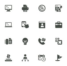 Business and Office icons N28