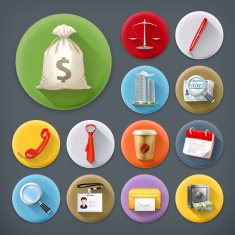 Business and Office Icon Set N2