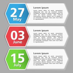 Design Template with Dates N3