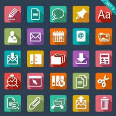 Flat Icon Set N3