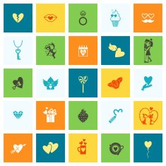 Happy Valentines Day Icons N296