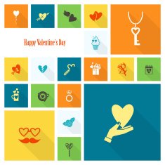 Happy Valentines Day Icons N297