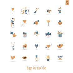 Happy Valentines Day Icons N299