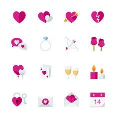 valentine's day icons N3