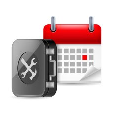Repair and time icon