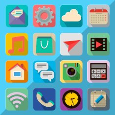 Flat icons N9