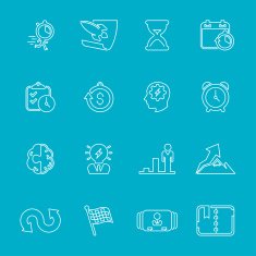 Business productive & efficiency Icon Set