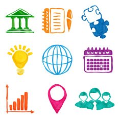 Paint business icons