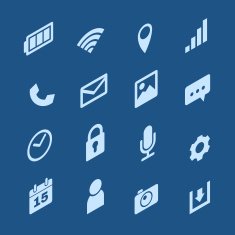Mobile Phone Icons N6