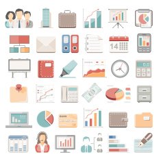 Flat Icons - Business