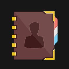 Vector Address Book Icon N3