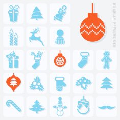 Christmas icons set N110