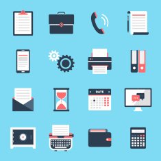 office and business icons N33