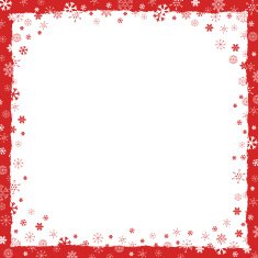 New Year (Christmas) background with snowflakes border N2