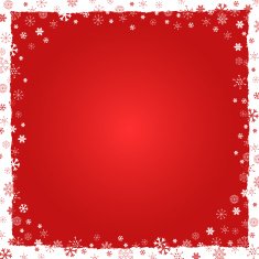 New Year (Christmas) background with snowflakes border N3