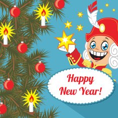 Greeting card Vector illustration N4