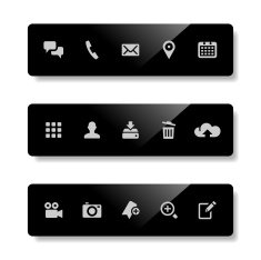 Mobile Icons Set