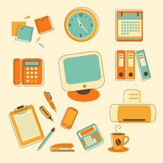 Set of office icons N2
