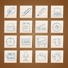Office tools icons