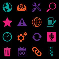 Mail Icons - Background