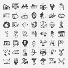 doodle business icon N12