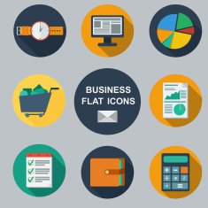 Business infographic flat design N13