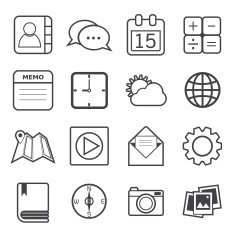 Application icons N8