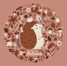 Autumn medallion
