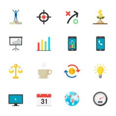 Business and finance icons N12