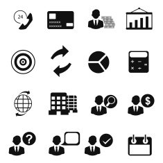 Business and Management Icons N9