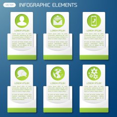 Flat Business Infographic Background N28