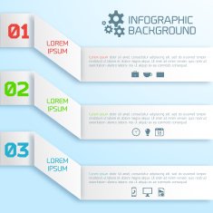 Flat Business Infographic Background N35