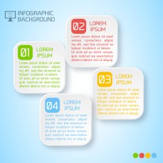 Flat Business Infographic Background N39