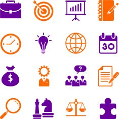 Business and Management Icons N10