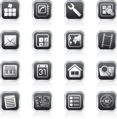 mobile phone and computer icons N3