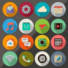 Flat icons N16