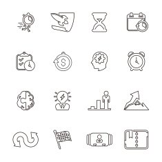 Business productive & efficiency Icon Set N2