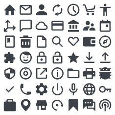 Essential icons set 1