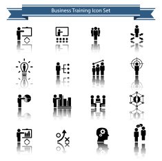 Business Training Icon Set N5
