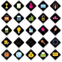 Colorful Icons Business