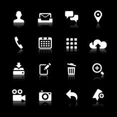 White Icons Set N7