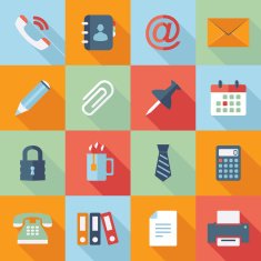 office flat icons N2