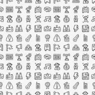 seamless doodle network pattern N2