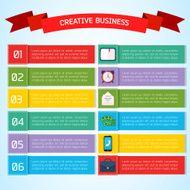 Flat Business Infographic Background N69