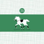 Year of the horse card N12