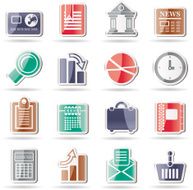 Business and Office Realistic Internet Icons N2