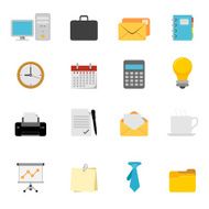 Flat Office icons