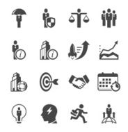 Business metaphor Icon Set N2