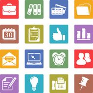 office and business icons N57